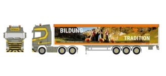 Herpa 925396 - H0 - Scania CR 20 Schubboden-Sattelzug Dornbierer